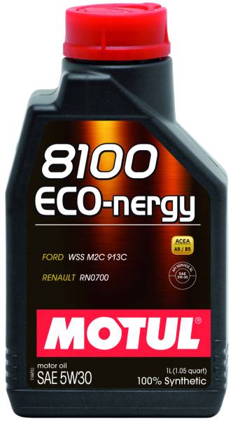 Motul - Motul 1L Synthetic Engine Oil 8100 5W30 ECO-NERGY - Ford 913C - 102782