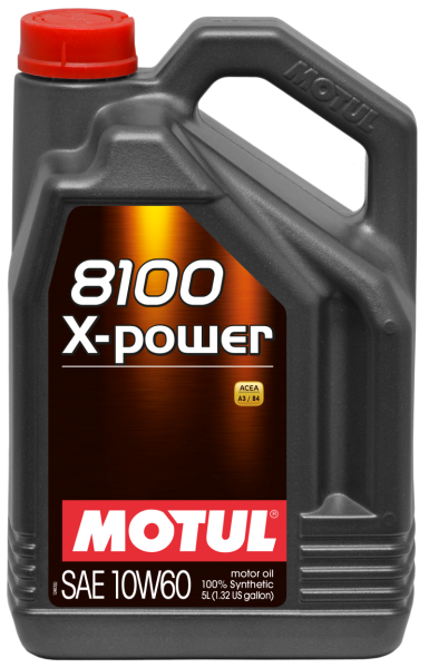 Motul - Motul 5L Synthetic Engine Oil 8100 10W60 X-Power - 106144