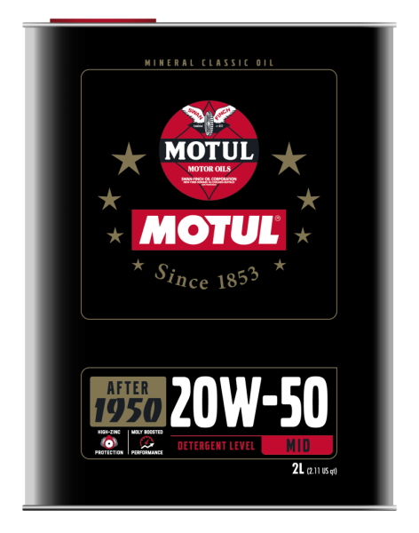 Motul - Motul 20W50 Classic Performance Oil - 10x2L - 110621