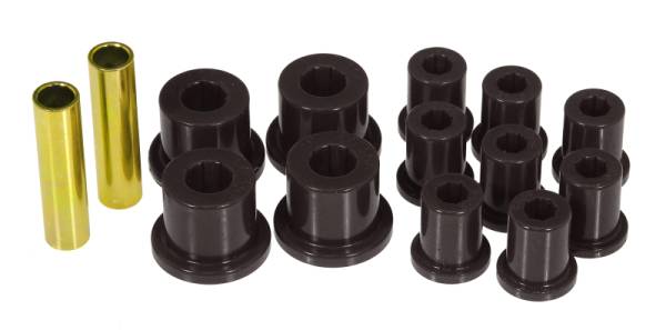 Prothane - Prothane 76-86 Jeep CJ5/CJ7 Rear Spring & Shackle Bushings - Black - 1-1003-BL