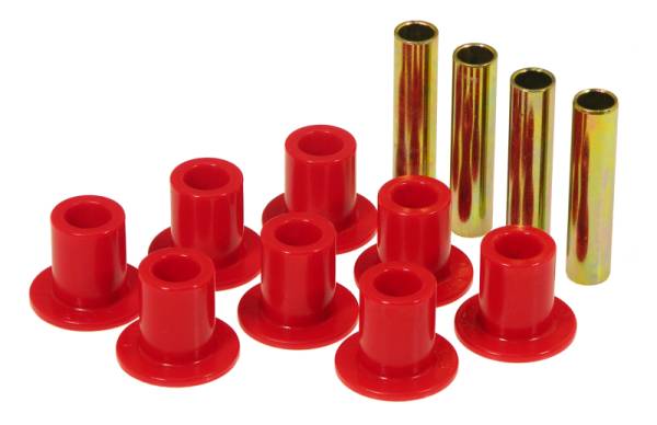 Prothane - Prothane 87-96 Jeep Front Spring & Shackle Bushings - Red - 1-1005