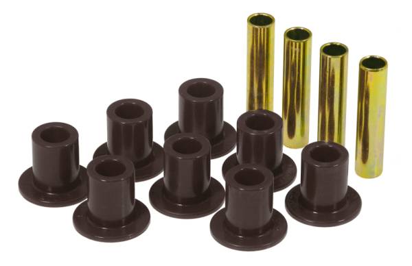 Prothane - Prothane 87-96 Jeep Front Spring & Shackle Bushings - Black - 1-1005-BL