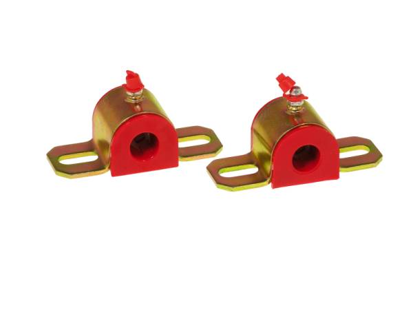 Prothane - Prothane Universal Greasable Sway Bar Bushings - 5/8in - Type A Bracket - Red - 19-1152