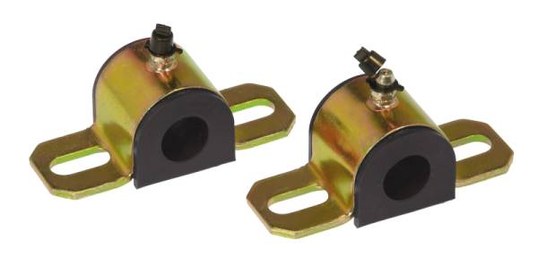 Prothane - Prothane Universal Greasable Sway Bar Bushings - 18MM - Type A Bracket - Black - 19-1161-BL