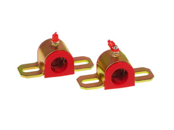 Prothane - Prothane Universal Greasable Sway Bar Bushings - 22MM - Type A Bracket - Red - 19-1165