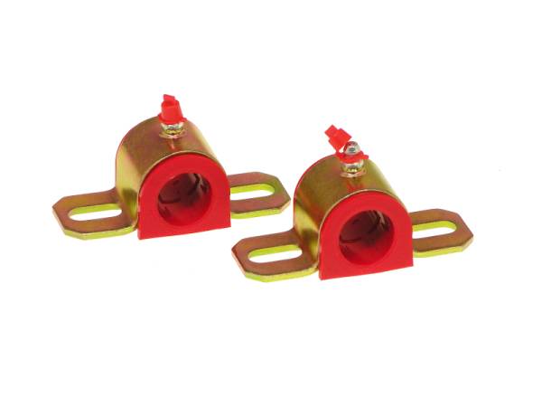 Prothane - Prothane Universal Greasable Sway Bar Bushings - 23MM - Type A Bracket - Red - 19-1166