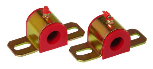 Prothane - Prothane Universal Greasable Sway Bar Bushings - 7/8in - Type B Bracket - Red - 19-1175
