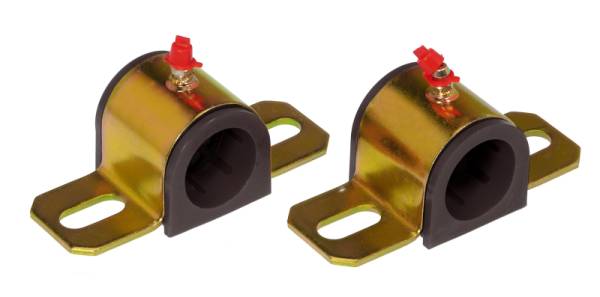 Prothane - Prothane Universal Greasable Sway Bar Bushings - 1 1/4in - Type B Bracket - Black - 19-1179-BL