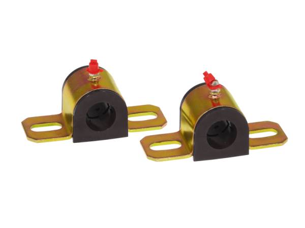 Prothane - Prothane Universal Greasable Sway Bar Bushings - 25MM - Type B Bracket - Black - 19-1181-BL