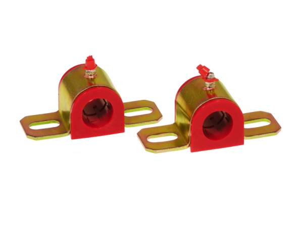 Prothane - Prothane Universal Greasable Sway Bar Bushings - 26MM - Type B Bracket - Red - 19-1182