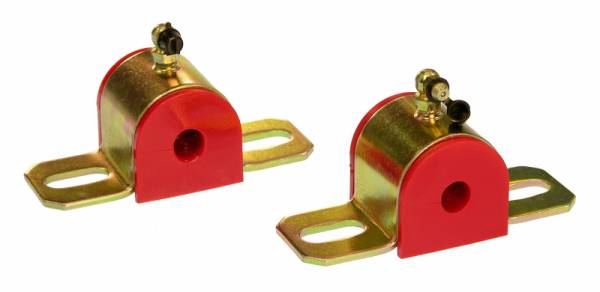 Prothane - Prothane Universal 90 Deg Greasable Sway Bar Bushings - 1/2in - Type B Bracket - Red - 19-1201