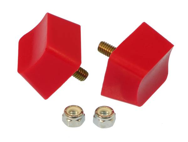 Prothane - Prothane Universal Bump Stop 1X1 3/4X1 7/16 Crvd Top - Red - 19-1302