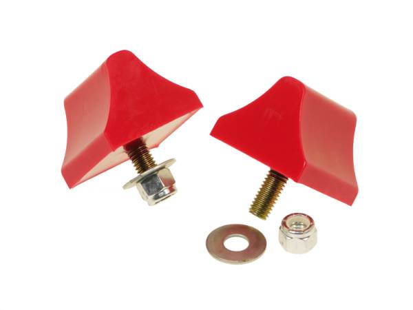 Prothane - Prothane Universal Bump Stop 1-3/8 X 2 X 2-1/4 Wedge - Red - 19-1303