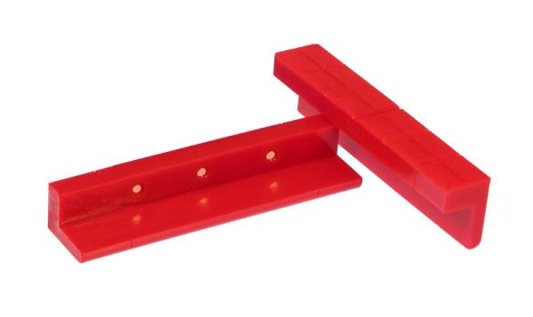Prothane - Prothane Universal Vice Pads Soft Jaw Kit - Red - 19-1450