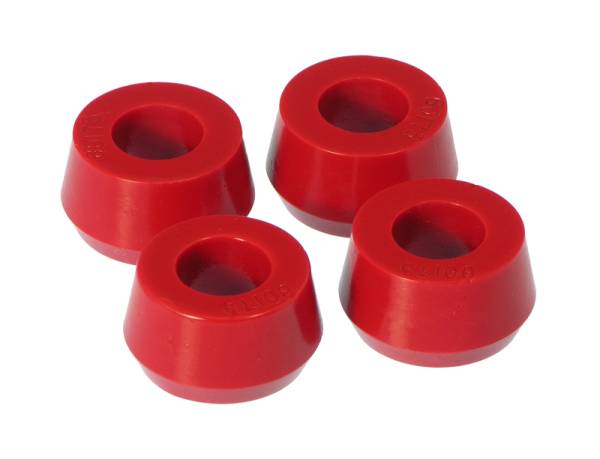 Prothane - Prothane Universal Shock Bushings - Large Hourglass - 11/16 ID - Red - 19-917
