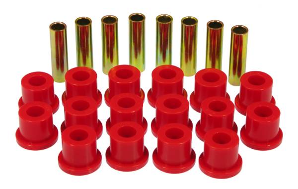 Prothane - Prothane 68-72 Ford F100/150 2wd Rear Spring & Shackle Bushings - Red - 6-1023
