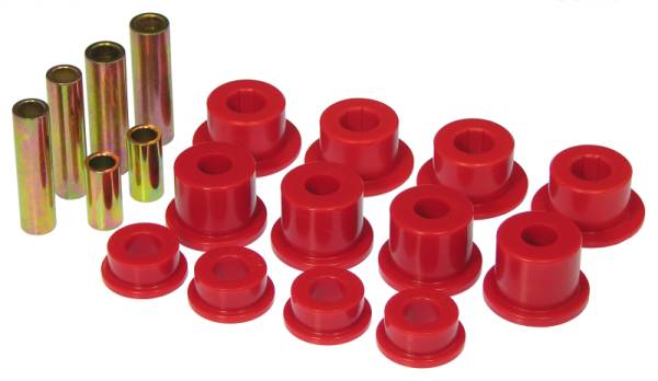 Prothane - Prothane 92-97 Ford F450 2wd Front Leaf Spring Bushings - Red - 6-1028