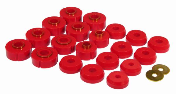 Prothane - Prothane Ford F-150/250LD (Std/Extd/Crew) Body Mount - Red - 6-115