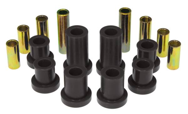 Prothane - Prothane 07-14 Chevy Silverado 2/4wd Upper/Lower Front Control Arm Bushings - Black - 7-243-BL