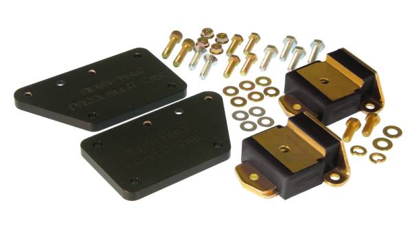 Prothane - Prothane 63-72 GM Truck LS1 Adapter Plate Kit - Black - 7-524-BL