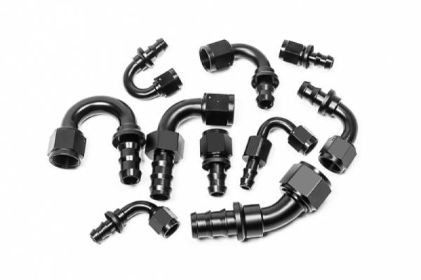 Radium Engineering - Radium Engineering -6AN 180 Degree Push-Lok Hose End - 14-0205