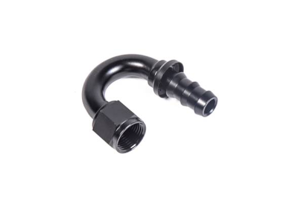 Radium Engineering - Radium Engineering 180 Degree 10AN Pushlok Hose End Fitting - 14-0215