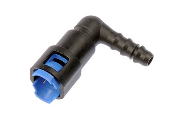 Radium Engineering - Radium Engineering 3/8 SAE Female to 90 deg 5/16in Barb - 14-0227