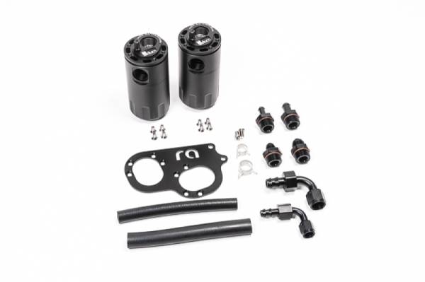 Radium Engineering - Radium Engineering Lotus Elise/Exige (2ZZ-GE) Dual Catch Can Kit Fluid Lock - 20-0019-FL