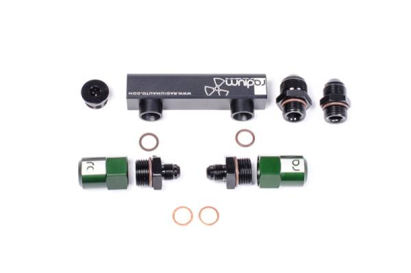 Radium Engineering - Radium Engineering Bosch Pumps 4 Port Manifold Reuses Check Valves - Universal - 20-0463