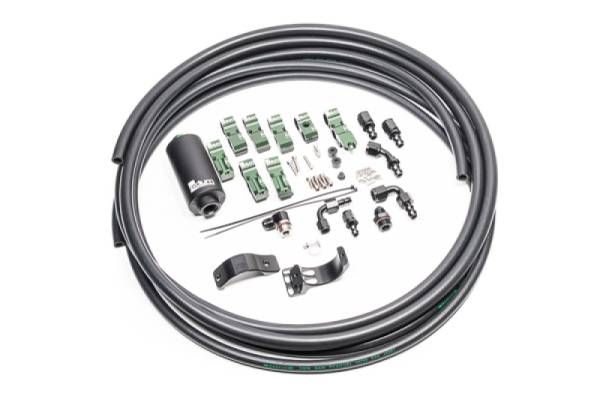 Radium Engineering - Radium Engineering Early Nissan Fuel Hanger Plumbing Kit Stainless Filter - 20-0703-03