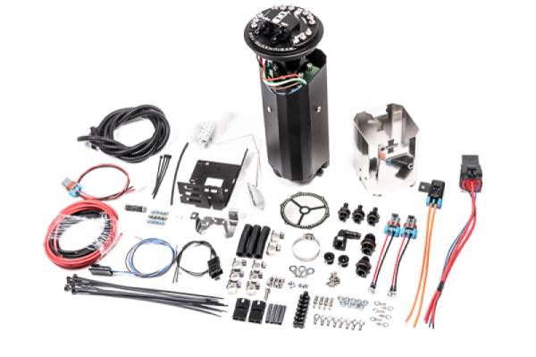 Radium Engineering - Radium Nissan R32 GT-R Fuel Hanger Surge Tank Brushless TI Auto E5LM - Pumps Not Included - 20-0741-00
