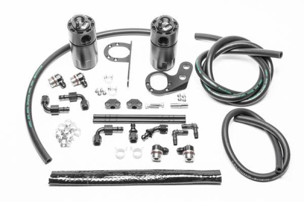 Radium Engineering - Radium 2017+ Honda Civic Type-R Fluid Lock Dual Catch Can Kit - 20-0826-FL