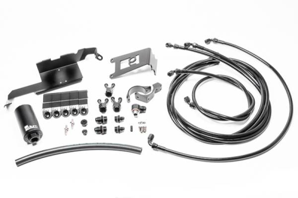 Radium Engineering - Radium Engineering Nissan R35 GT-R Fuel Hanger Feed Kit - Stainless - 20-0851-03