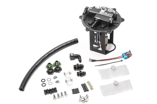 Radium Engineering - Radium Engineering EVO 7/8/9 Fuel Pump Hanger For Walbro F90000267/274/285 - Pumps Not Included - 20-1342