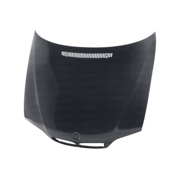 Seibon - Seibon 02-05 BMW 3 Series 4dr E46 (Manuf Date 7/02-7/06 Models Only) OEM-Style Carbon Fiber Hood - HD0205BMWE464D-OE