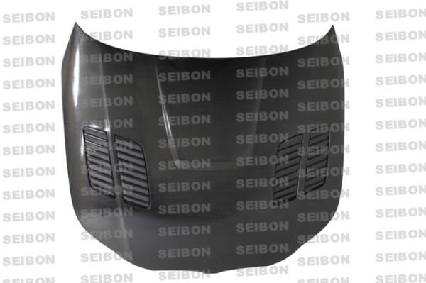 Seibon - Seibon 04-10 BMW 5 Series 4 dr E60 (Inc M5) GTR-Style Carbon Fiber Hood - HD0407BMWE60-GTR