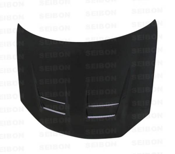 Seibon - Seibon 06-08 VW GTi Shaved DV Style Carbon Fiber Hood - HD0607VWGTIB-DV