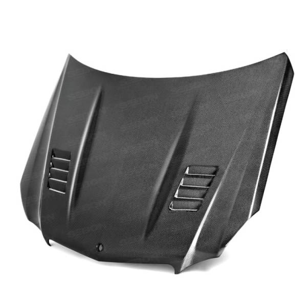 Seibon - Seibon 10-13 Mercedes Benz E-Class Ct-Style Carbon Fiber Hood - HD1012MBW212-CT