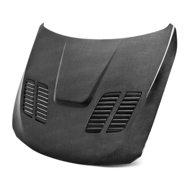 Seibon - Seibon 12-13 BMW F30 GTR-Style Carbon Fiber Hood - HD1213BMWF30-GTR