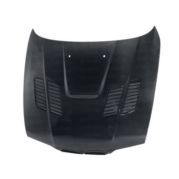 Seibon - Seibon 97-03 BMW 5 Series 4Dr (E39) GTR-Style Carbon Fiber Hood - HD9703BMWE39-GTR