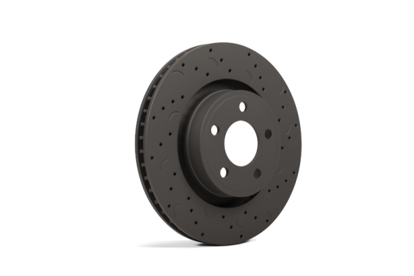 Hawk Performance - Hawk Talon 1999 Audi TT From 3/99 Drilled and Slotted Rear Brake Rotor Set - HTC4751