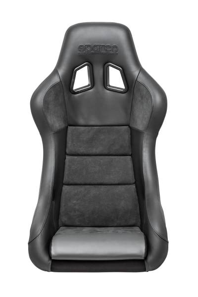 SPARCO - Sparco Seat QRT Performance Leather/Alcantara Black (Must Use Side Mount 600QRT) - 008012RPNR