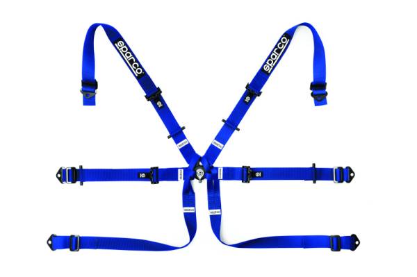 SPARCO - Sparco BELT 6 PNT 2in FORMULA BLU - 04819H2AZ