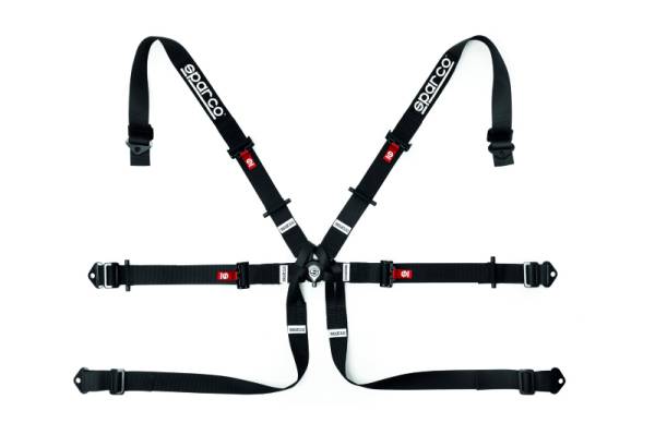 SPARCO - Sparco BELT 6 PNT 2in FORMULA BLK - 04819H2NR