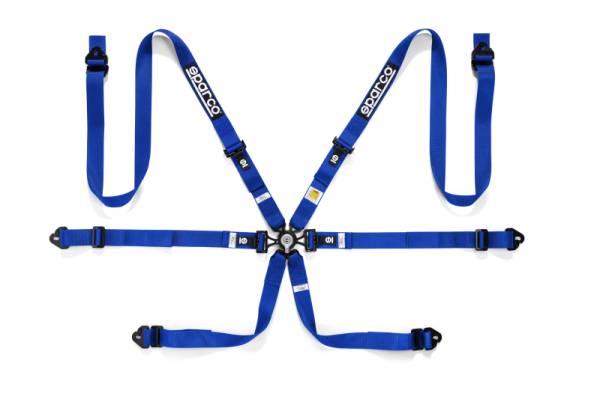 SPARCO - Sparco Belt 6 Pnt 2in Pd Blue - 04834HPDAZ
