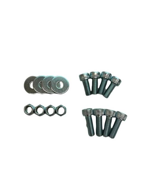 SPARCO - Sparco Seat Hardware Spacer Kit Bottom Mount - Silver Zinc - 50001ZS