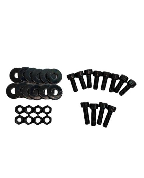 SPARCO - Sparco Seat Hardware Spacer Kit Side Mount - Black Zinc - 50002ZN