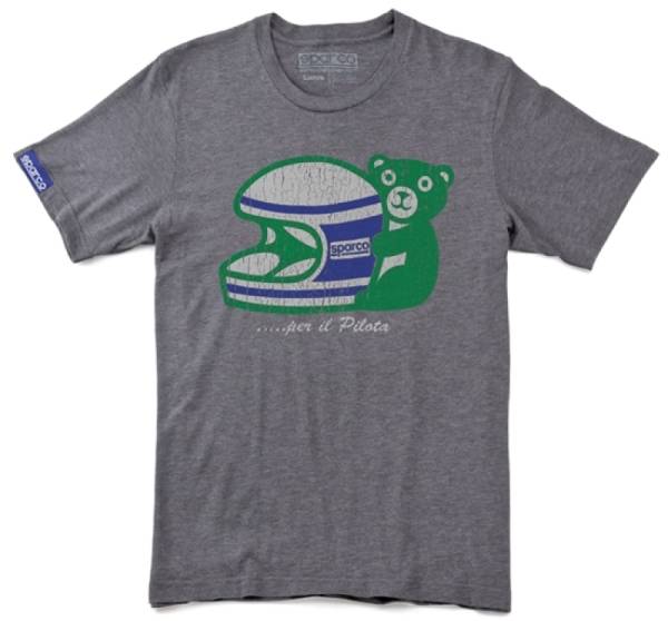 SPARCO - Sparco T-Shirt Pilota Grey - Small - SP0120GR1S