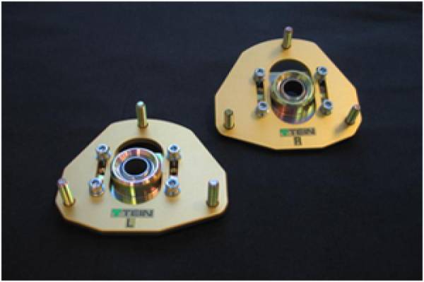 Tein - Tein 11-14 Subaru WRX STI (GRF/GVF) Front Left Upper Pillow Ball Mounts (for VSS84-CUSS1) - PMA06-AS840GR-L