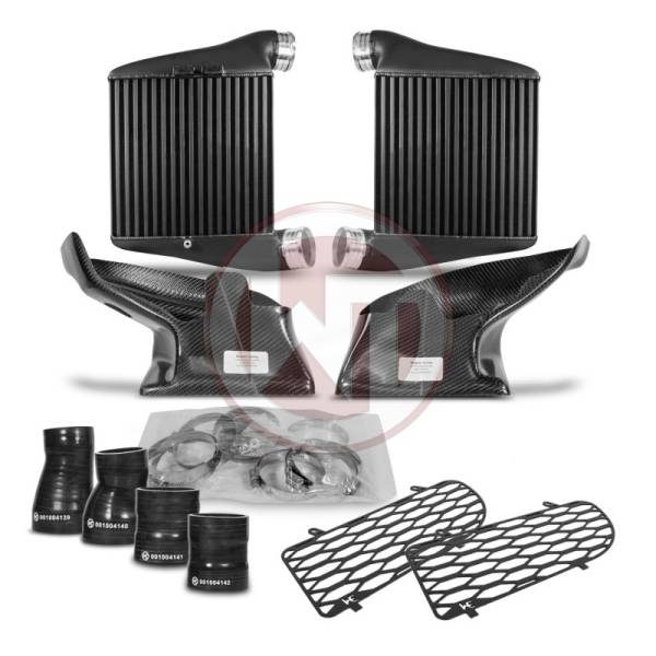 Wagner Tuning - Wagner Tuning Audi A4/RS4 B5 Competition EVO2 Intercooler Kit w/Carbon Air Shroud - 200001140.KKIT